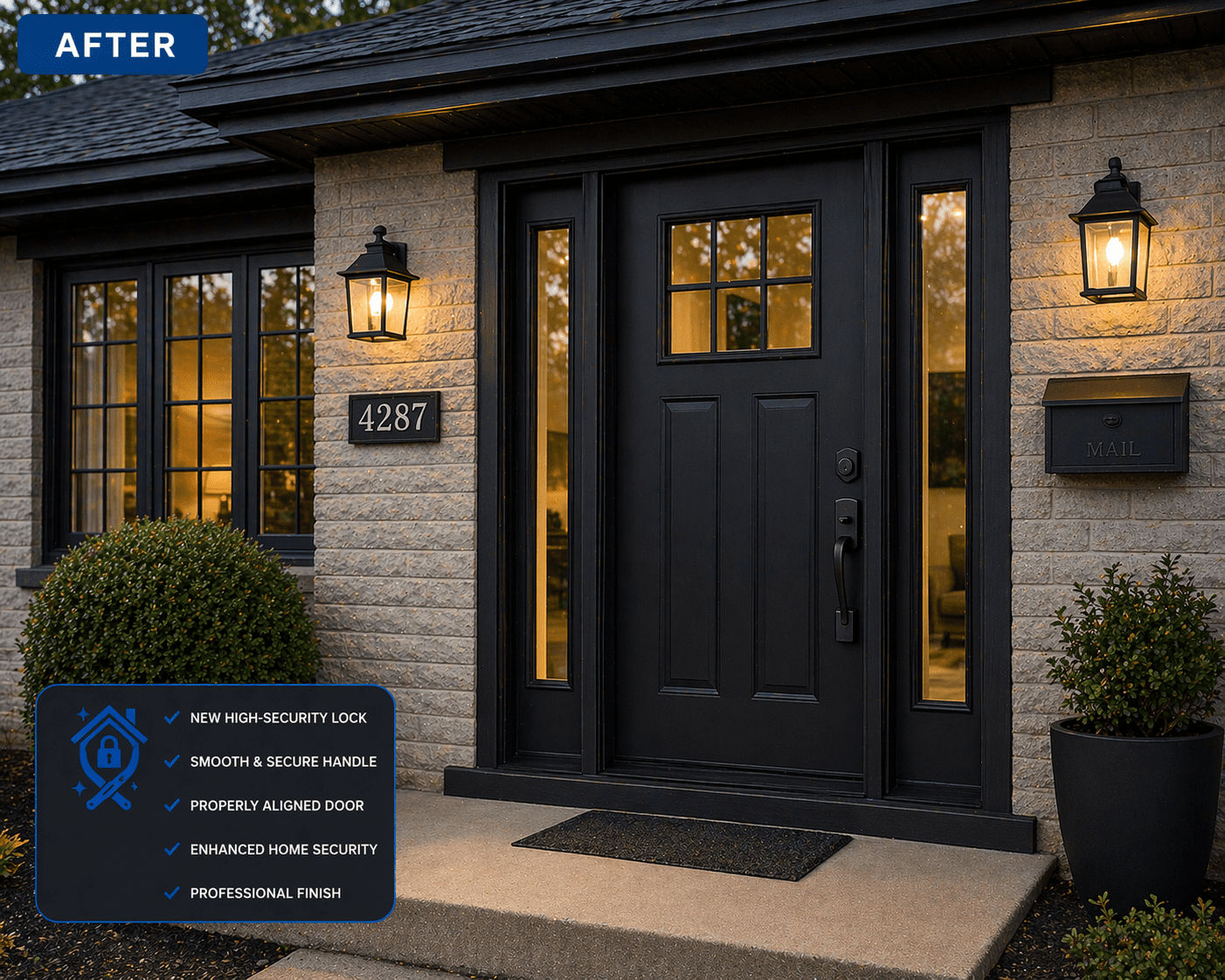 Deadbolt repair and installation