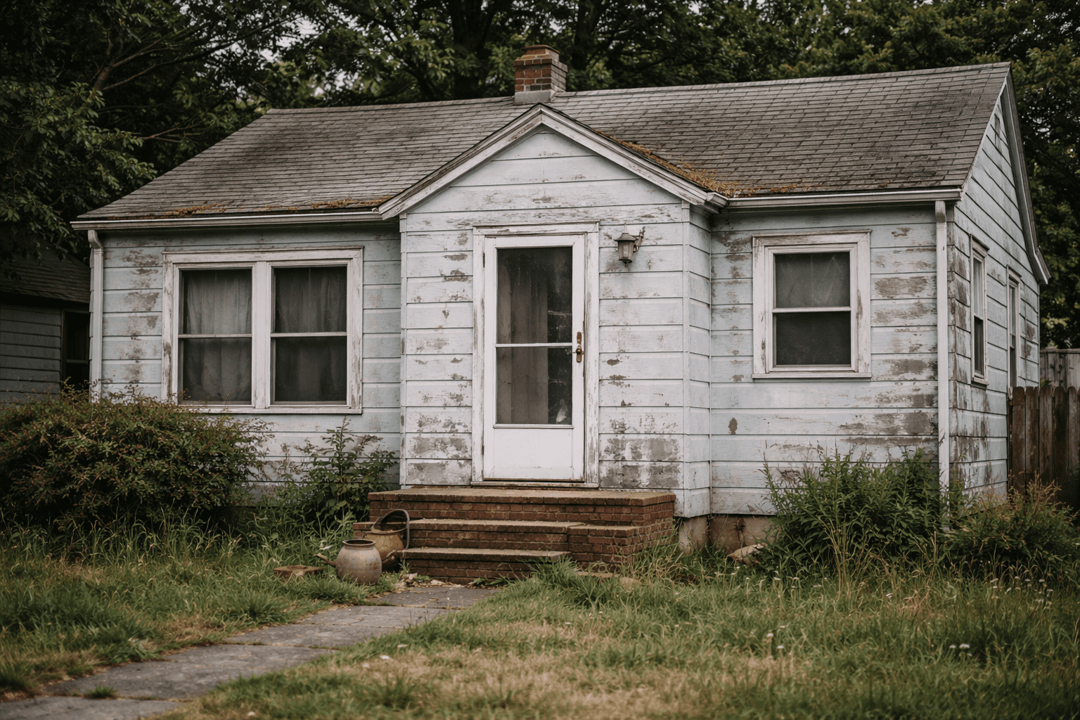 Exterior trim and fascia painting