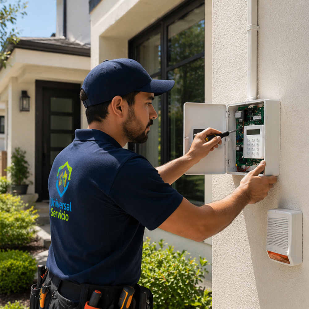 wireless home security camera installation