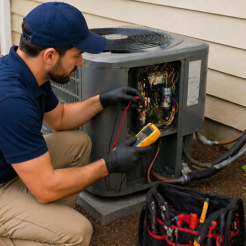 Window AC unit installation and removal"