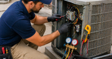 Furnace filter replacement service